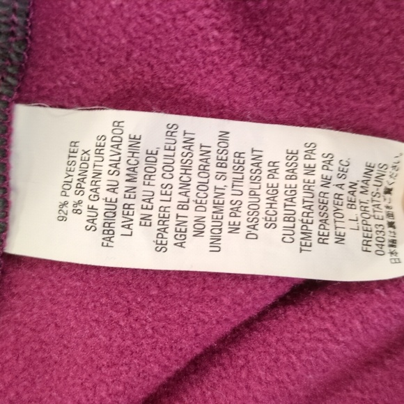 L.L. Bean Full Zip Active Vest Pink and Gray Size Medium - Picture 7 of 8